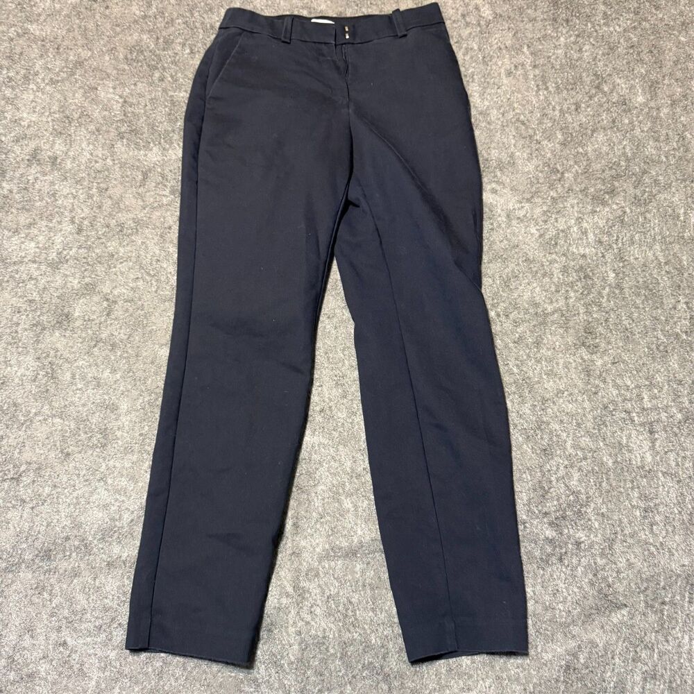 Hm Womens Pleated Pants Size 4 Black Performance Dress Slacks